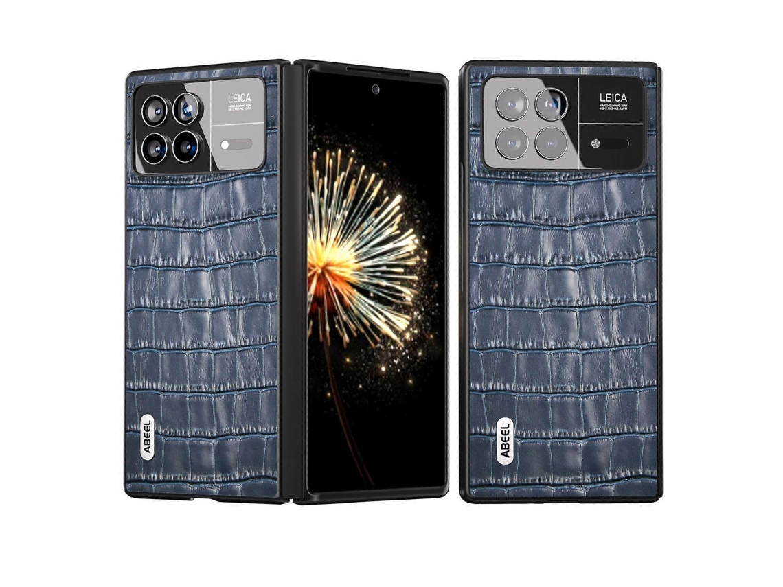 Capa De Celular De Couro Com Textura De Crocodilo Abeel