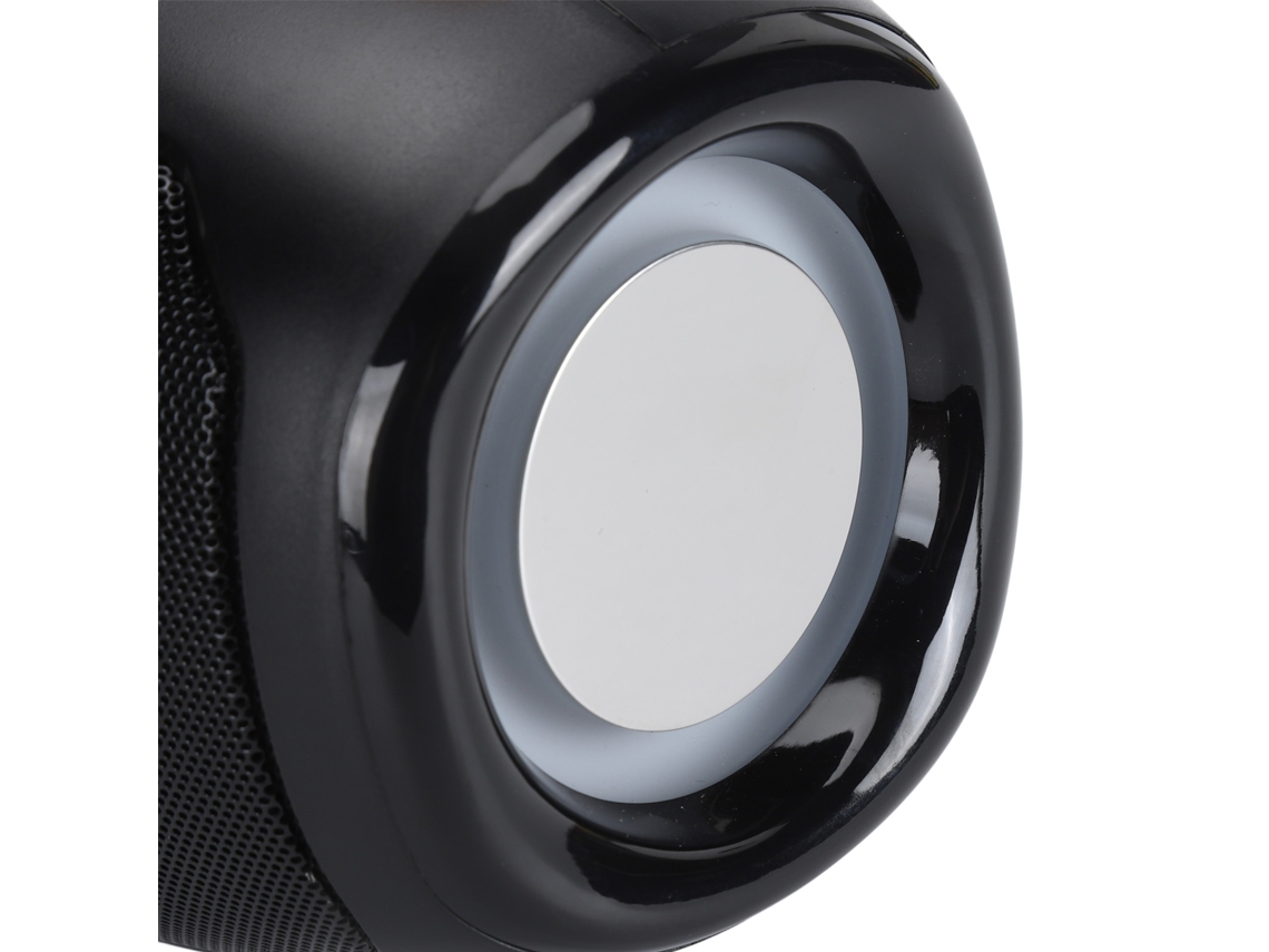 Caixa de som Bluetooth portátil 2x10W, IPX4, luz RGB, Bluetooth 5.3 com microfone e som HD | S/MARCA