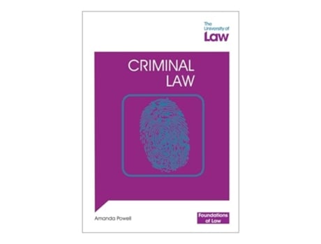 Livro Foundations of Law - Criminal Law de Amanda Powell (Inglês)