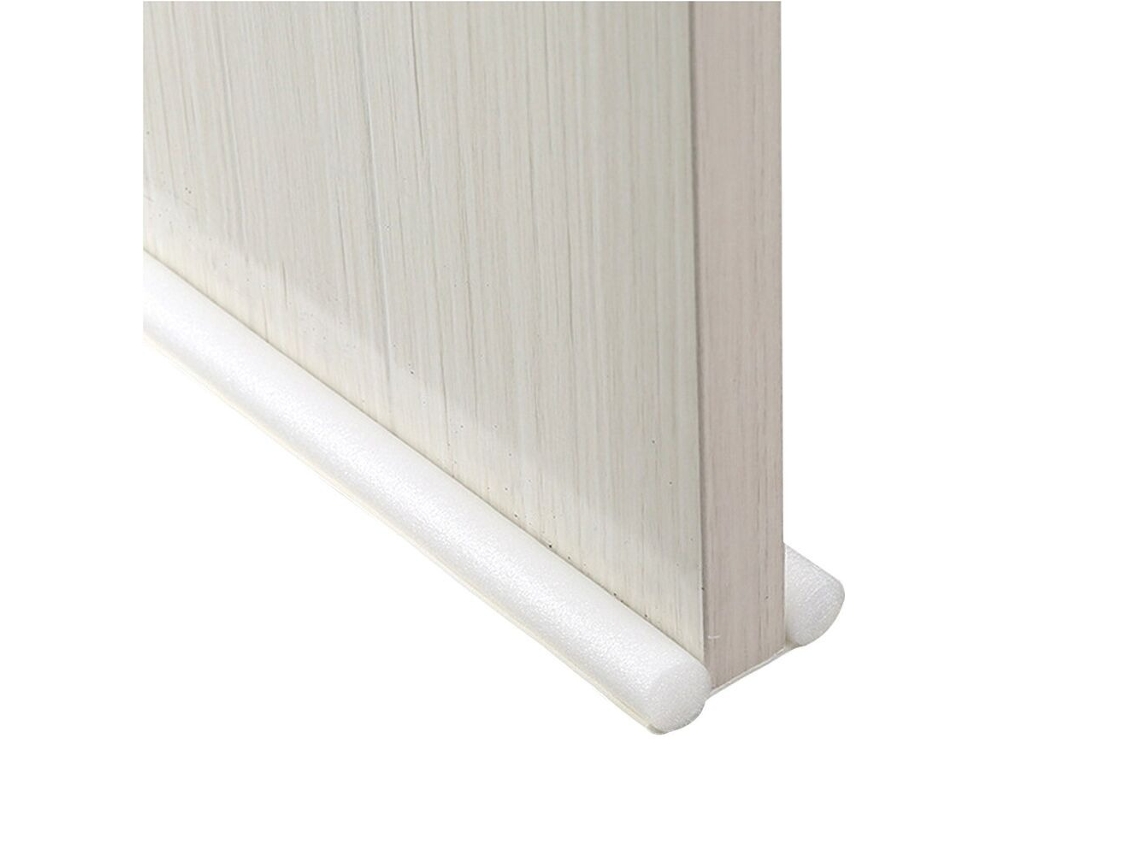 Lurelia Corta-vento Inferior Para Porta Dupla 83 Cm 83 Cm De Comprimento Preto Parte Inferior Impermeável Anti-poeira Face