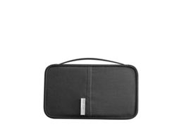 Proteção Rfid, Carteira De Viagem Universal Preta Simples Para Passaporte H