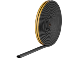 Lurelia Borracha Vedante Para Portas E Janelas 9,75 M 9 Mm 6 Mm Preto Dianteiro Redução De Ruído Anti-poeira