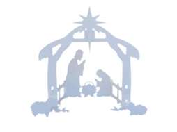 Laxiscreed Decoração Natal Ao Ar Livre Com Natividade E Santa Família Para Festas Natalícias Encantadoras