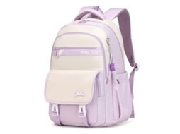 Mochila Escolar, 46x31x18cm, Roxa, Aulas