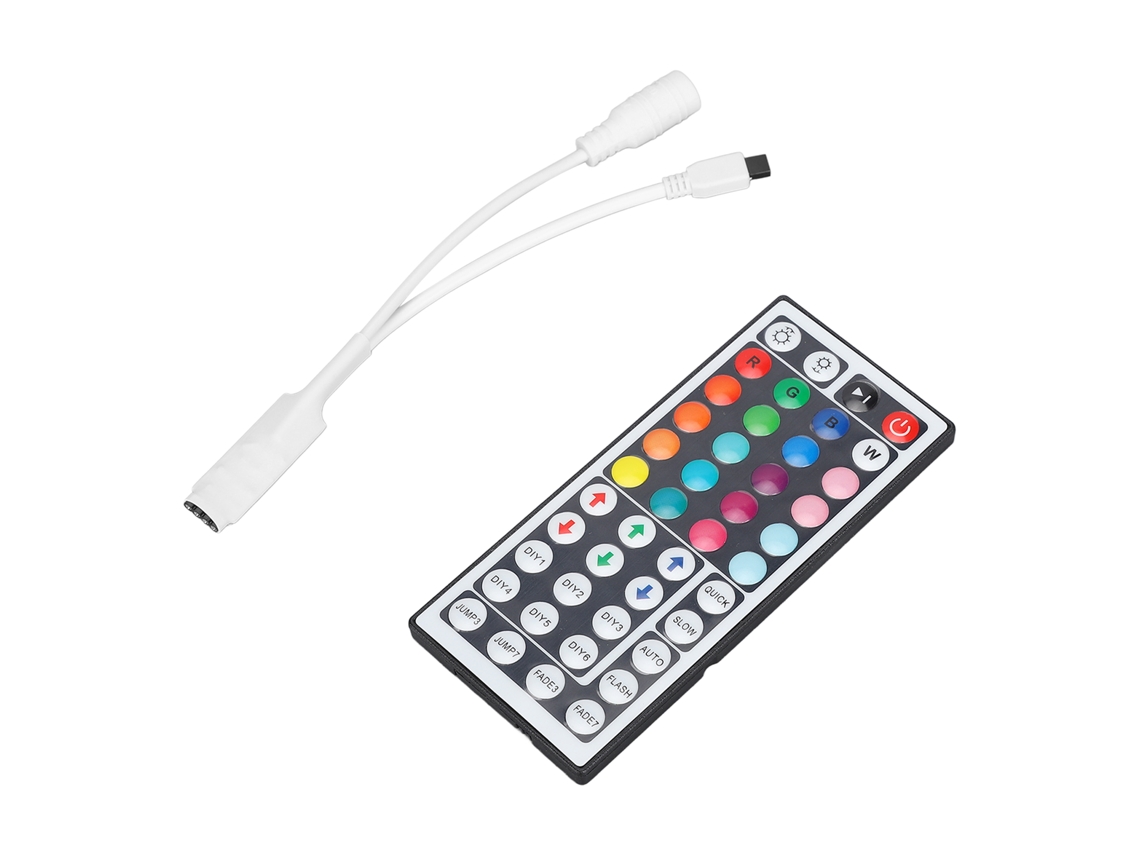Controlador De Led Com 44 Botões Infravermelho Rgb Para Fitas Led 5050 2835