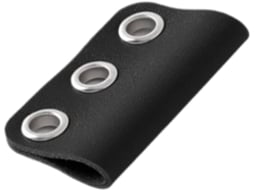 Caneta Clip Reutilizável E Removível Em Couro Pu Caderno