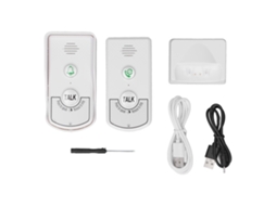 Campainha Intercomunicador Sem Fio 2 Vias À Prova D'água com Indicador de Luz para Hotel e Casa S/MARCA