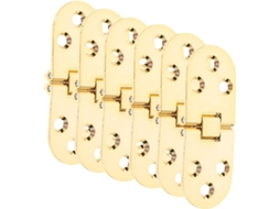 Conjunto De 6 Dobradiças Dobráveis Reforçadas Para Mesas, Armários E