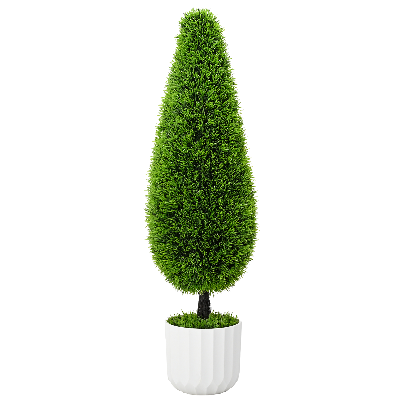 Planta Verde Moderna Em Forma De Cone Vidaxl Green Plastic