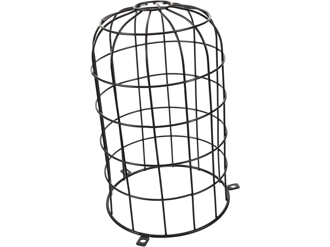 Gaiola Protetora para Luminárias de Teto, Feita de Metal Resistente, com Suporte de Fixação Robusto, Adequada para Iluminação. SFUSHOS