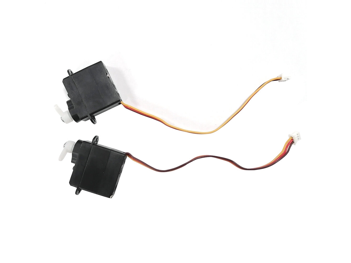Conjunto de 4 Servos para Asa de Cauda Vertical/asa Principal para Avião Rc Flybear Fx9706 de 550mm MDUG