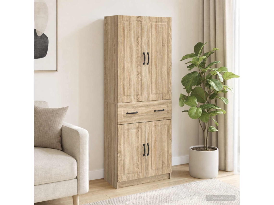 Vidaxl Conjunto De Gabinete 2 Unid. Carvalho Sonoma