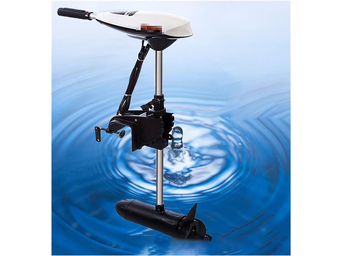 Barco SFUSHOS de pesca 5 libras, motor de popa, branco, água salgada