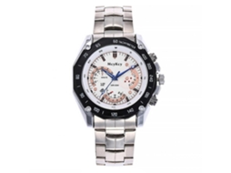Reloj De Pulsera De Aleación Analógico De Cuarzo Para Hombres Mcykcy (plata Blanca Oro Rosa)