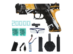 Blaster De Gel Bola Automático Elétrico Com 20 Mil Pérolas D'água Amarelo Grafite Para Idade 14+