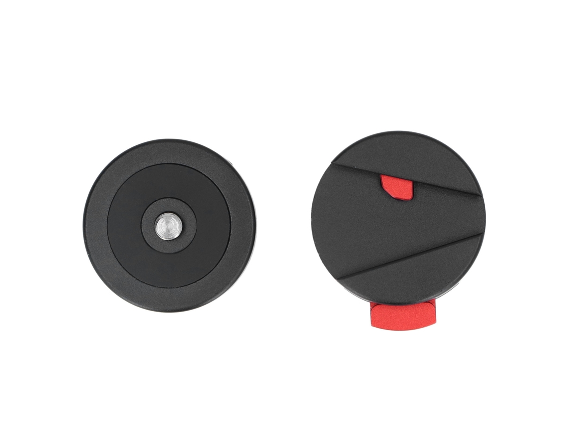 Aetheria placa de Liberação Rápida Z005 para Câmera Tripé com Portas Rosqueadas 1/4 e 3/8