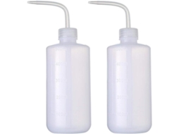 Garrafa De Lavagem Para Tatuagem, 2 Unidades 500ml, Garrafa Com Aperto Econômica Em Plástico Para Água, Ferramenta Para Materiais De Tatuagem