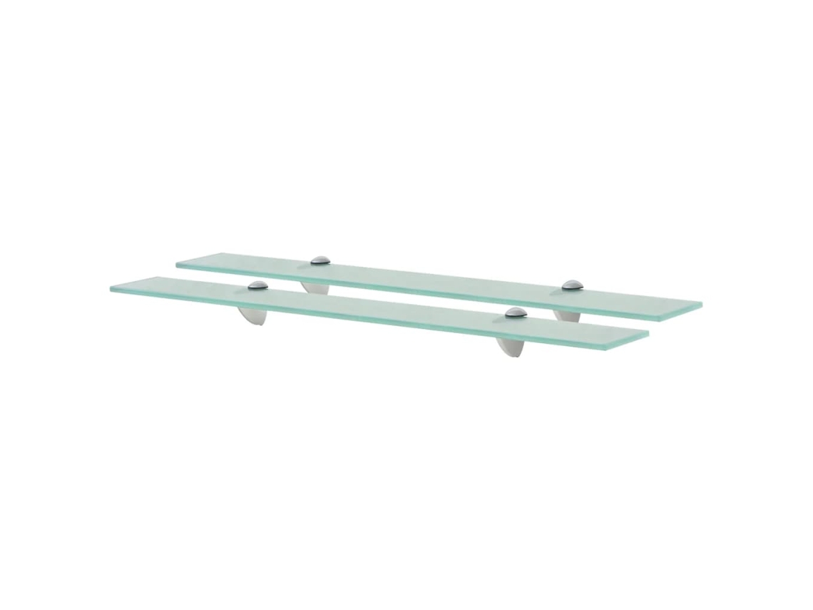 Vidaxl Prateleiras Flutuantes 2 Pcs Vidro 70x10 Cm 8 Mm