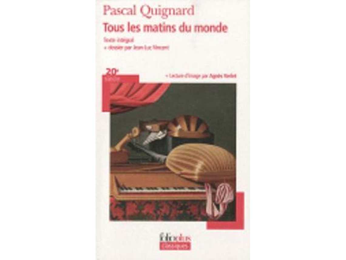 Livro tous les matins du monde de pascal quignard (francês)