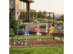 Conjunto de jardim para 5-6 pessoas S/MARCA, sofá modular, 6 peças, corda, banco impermeável, almofadas bege