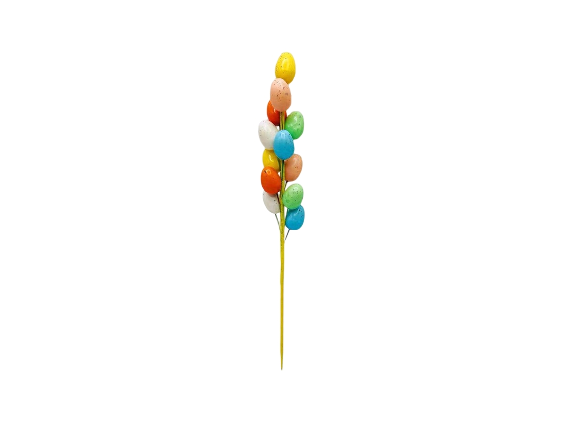 Laxiscreed Ovo De Páscoa Em Cordão De 2,8cm Com 12 Ovos Para Decoração Artesanal