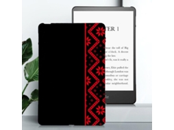 Capa Tpu Estampado Colorido Halinuia Compatível Amazon Kindle Paperwhite 12ª Geração 2024