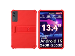 Capa Para Tabwee T60 Pro 13.4 Polegadas Com Suporte Resistente A Impactos Henten Home Vermelho