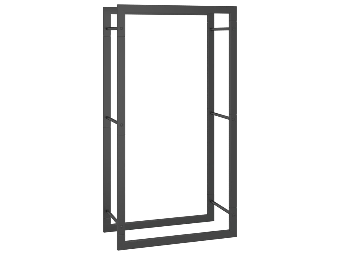 Firewood Rack, Firewood Racks Vidaxl Preto Aço (50 X 28 X 94 Cm)