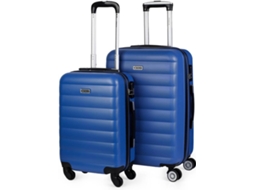 Conjunto de Malas de Viagem ITACA ABS Azul (105 L)