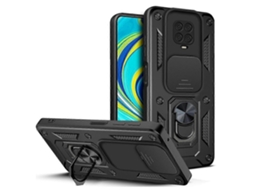 Capa Para Xiaomi Redmi Note 9 Pro Com Design De Tampa Deslizante Para Câmera, Feita De Tpu E Pc.