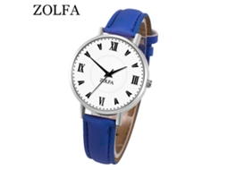 Relógio de pulso masculino moderno e casual, durável, analógico, de quartzo azul.