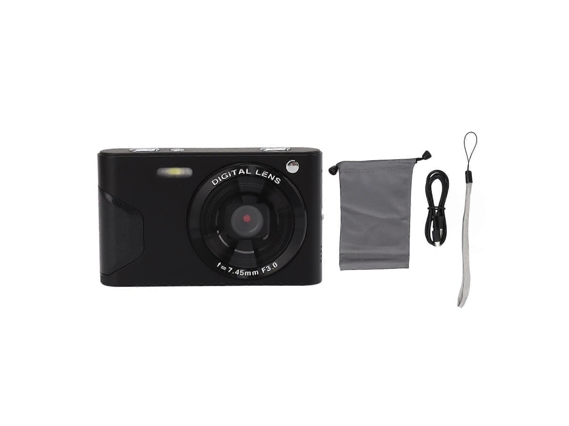 Câmara Digital Compacta 30mp 1080p Com Ecrã Ips De 2,8 Polegadas, Zoom 8x E Autofoco