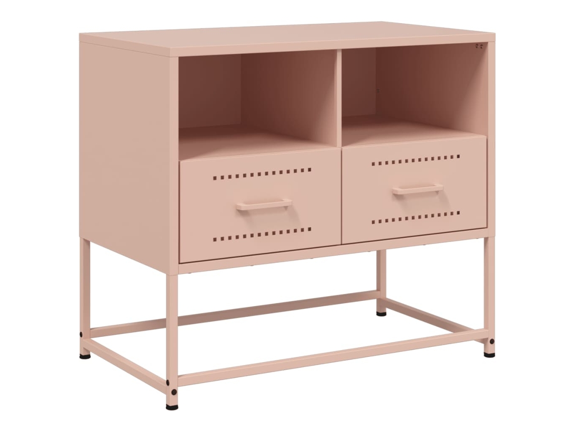Tv Cabinet, Tv Cabinets Vidaxl Cor-de-rosa Aço (n/a)