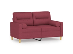 2-seater Sofa, 2-seater Sofas Vidaxl Vermelho Tecido (n/a)