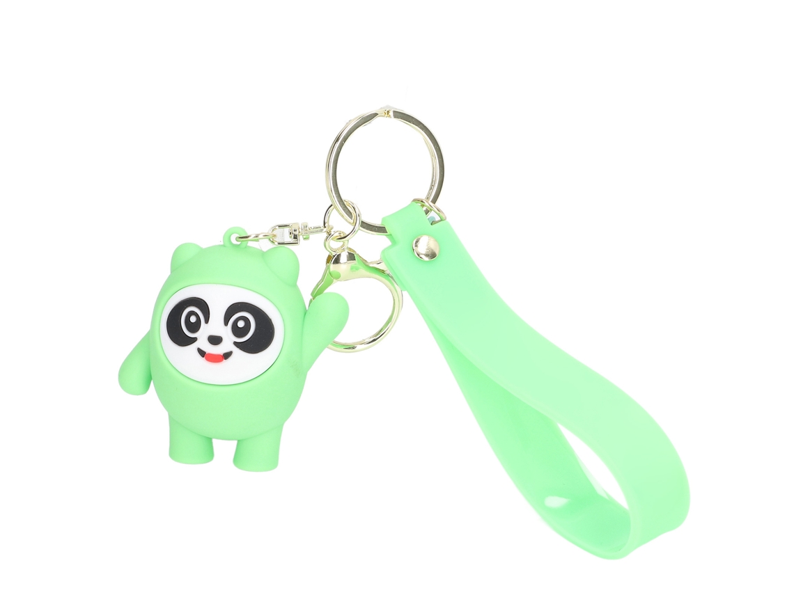 Ats porta chaves Mascota Jogos Olímpicos de Inverno de 2022 Panda de Silicone Macio Bonito Pingente para Bolsa Verde