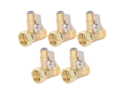 Válvula Esférica Laxiscreed 3 Vias 1/4" Para Purificador De Água