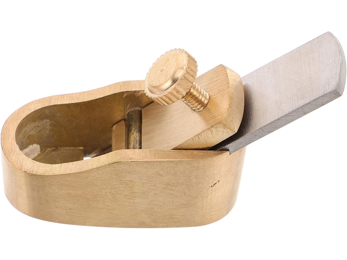 Mini Plaina De Latão Para Madeira, Ferramenta Para Fabricação De Violinos, Luthier.