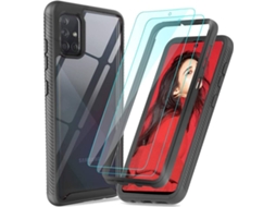 Capa Samsung Galaxy A51 HONGWE. Preto