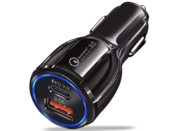 Carregador De Carro Billaddare Fast Charge 3.0 Ios/android 35w
