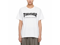 Thrasher Skate Mag Logo T-shirt White Usa Unisex Adults Size:l