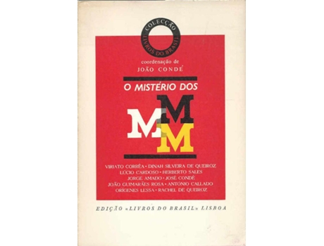 Livro O Mistério Dos Mmm De Aavv (português)