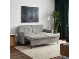 Vidaxl Sofá-cama Verde Claro Tecido