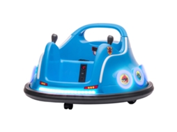 Angry Bird 12v Carro Bate bate Elétrico Kid (rotação 360°, Azul, 73x73x44 Cm)