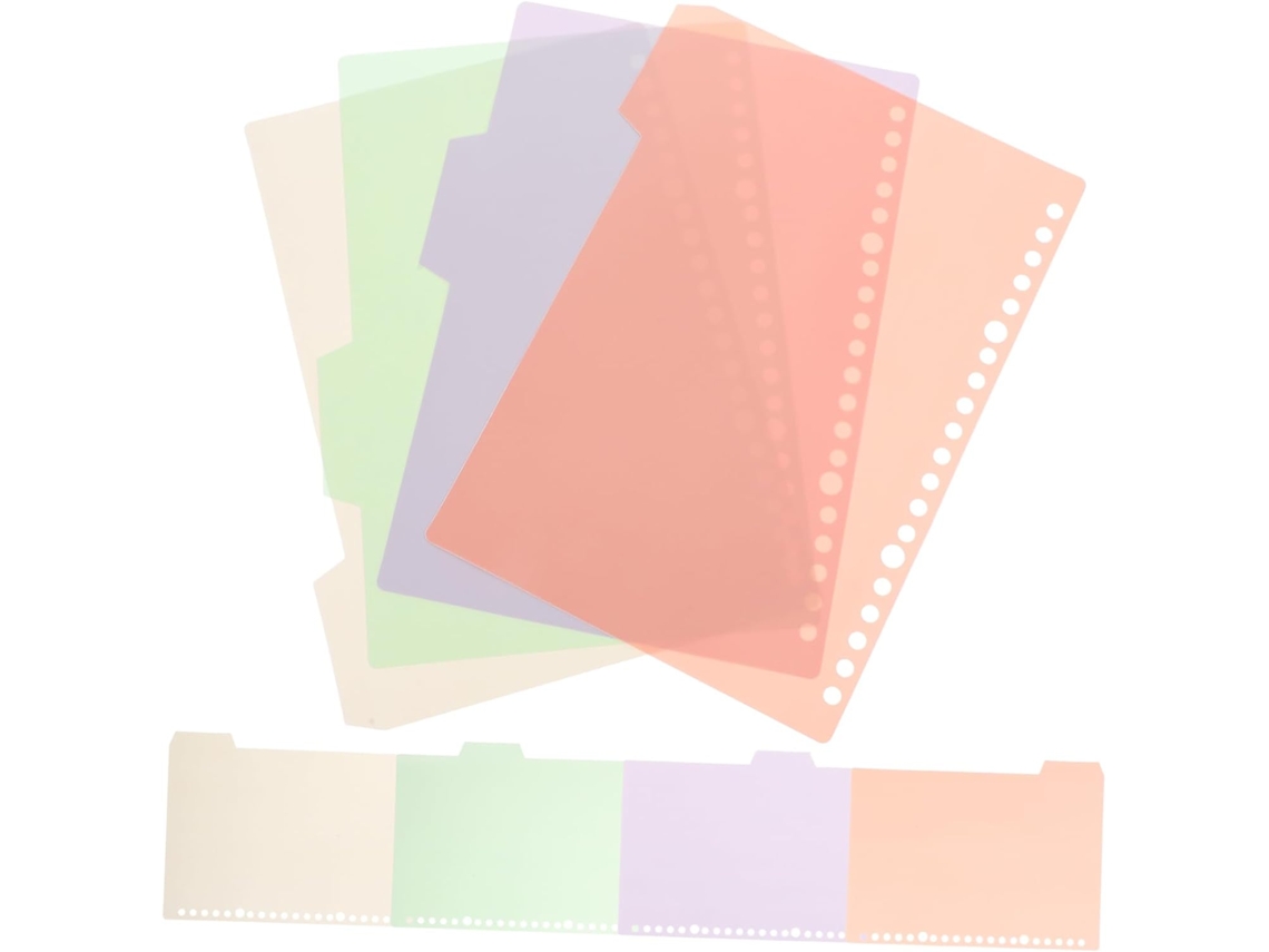 Conjunto De 8 Divisórias Coloridas Para Arquivos, Ideais Para Organizar E Classificar Informações, A Gokoco