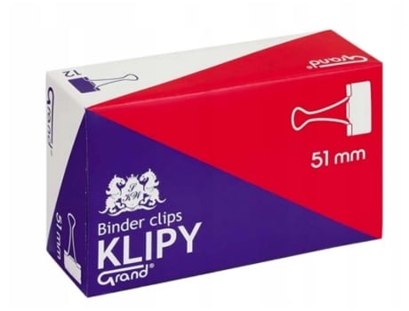 Conjunto De Clipes De Papel De 51mm, 12 Unidades Grand