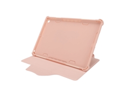 Capa Para Tablet Fina À Prova De Choques E Quedas Com Suporte, Compatível Com Tablet Ios 10.2 Polegadas 9ª, 8ª E 7ª Geração, Cor Rosa