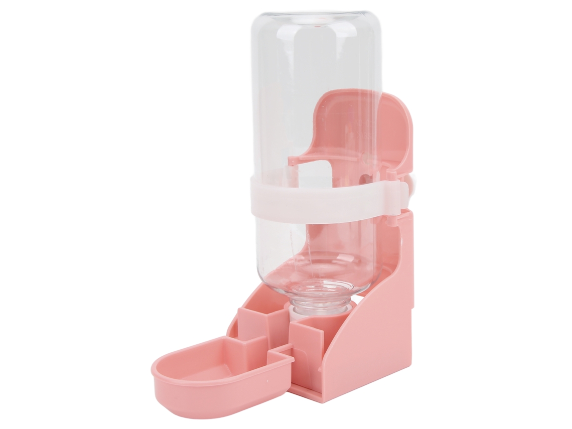Bebedouro Automático Pequenos Animais 500ml Rosa