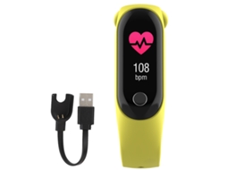 Pulseira inteligente EOOCOO com monitoramento ECG+PPG, resistente à água