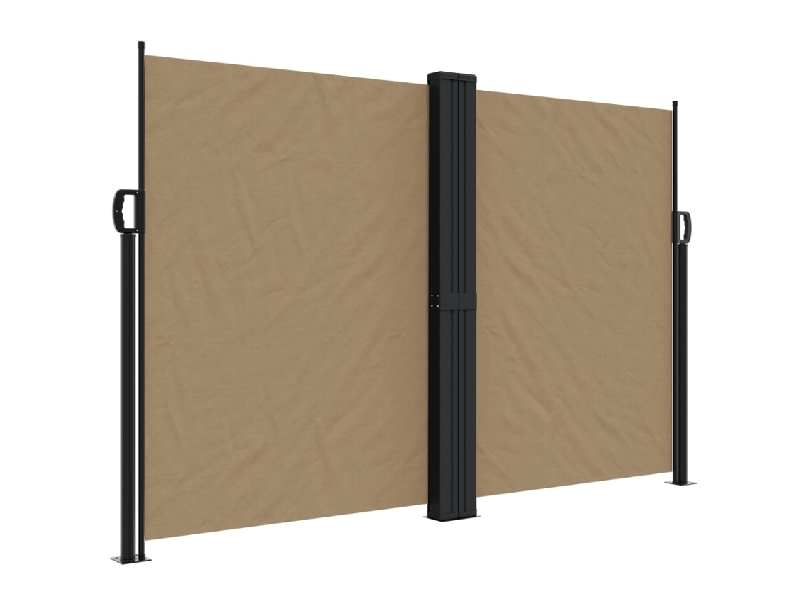 Toldo Lateral Retrátil 160x1200 cm Cinzento Acastanhado MAISON EXCLUSIVE