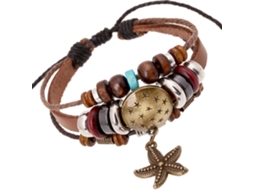 Pulseira Pendente Estrela Do Mar Ajustável